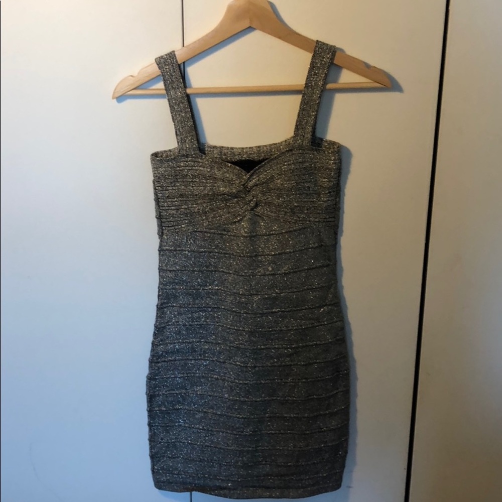 Beautiful Silver Sparkly Dress